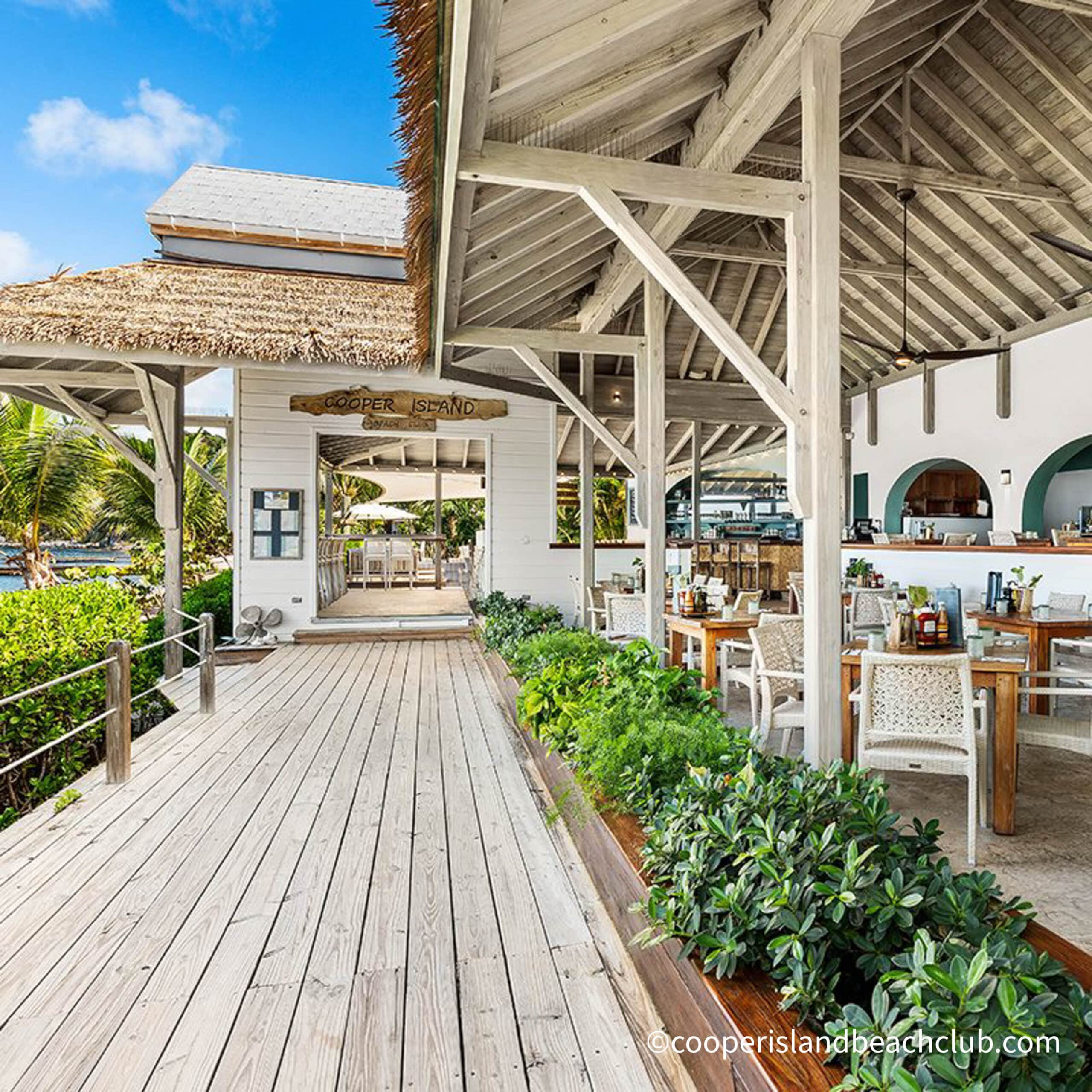 Entrace to Cooper Island Beach Club BVI